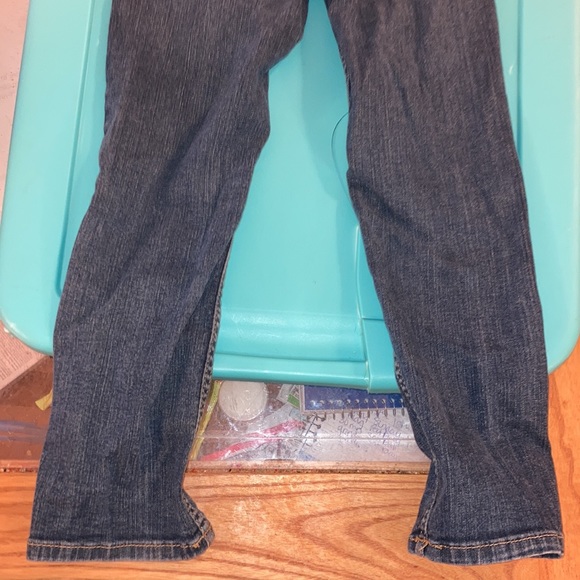 Levi straight leg jeans with side adjusting waist size 7 regular - Picture 7 of 10